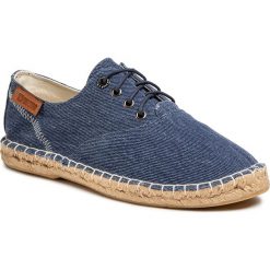 Espadryle BIG STAR - FF174533 Blue. Niebieskie espadryle męskie BIG STAR, bez wzorów, z tworzywa sztucznego. Za 129,00 zł.