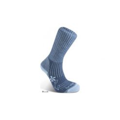Skarpetki damskie: BRIDGEDALE Skarpety MERINO FUSION TREKKER LADY – kolor niebieski –