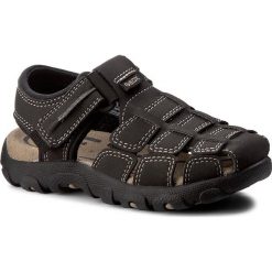 Sandały GEOX - J S.Strada C J7224C 05011 C0196 Coffee/Black. Brązowe sandały chłopięce Geox, z materiału. W wyprzedaży za 169,00 zł.