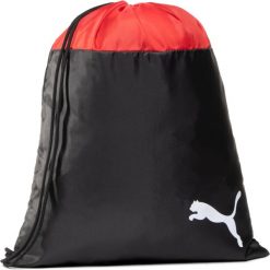 Plecak PUMA - Teamgoal 23 Gym Sack 076853 01 Puma Red/Puma Black. Czarne plecaki męskie Puma, bez wzorów, z materiału, sportowe. Za 39,99 zł.