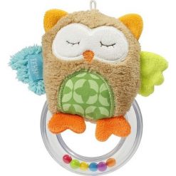 Maskotka z grzechotką Sowa 13 cm. Przytulanki i maskotki FEHN. Za 46,99 zł.