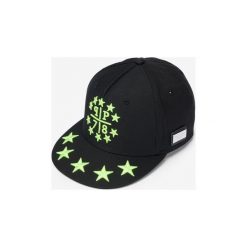 Philipp Plein Kisser Czapka z daszkiem Czarny. Czarne czapki męskie Philipp Plein, bez wzorów, z bawełny. Za 435,95 zł.
