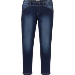 Dżinsy "power-stretch" Regular Fit Tapered bonprix ciemnoniebieski "stone". Niebieskie jeansy męskie bonprix, m, bez wzorów. Za 109,99 zł.