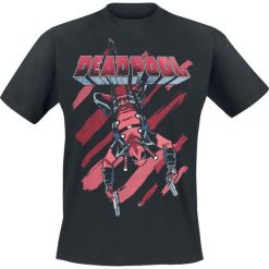 T-shirty męskie z nadrukiem: Deadpool Prime Stripes T-Shirt czarny