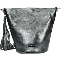 Torba - 4-147-O L ANT. Szare torebki klasyczne damskie Venezia, ze skóry. Za 159,00 zł.
