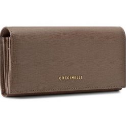 Portfele damskie: Duży Portfel Damski COCCINELLE – AW1 Metallic Saffiano E2 AW1 11 33 01 Taupe 175