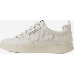G-Star Raw - Buty skórzane. Białe sneakersy męskie G-Star RAW, ze skóry, na sznurówki. Za 429,90 zł.