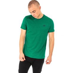 4f Koszulka męska H4L18-TSM002 zielona r. M. Białe koszulki sportowe męskie marki Adidas, l, z jersey, do piłki nożnej. Za 27,47 zł.