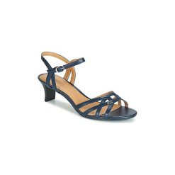 Sandały Esprit Birkin Sandal. Niebieskie sandały damskie Esprit, bez wzorów, bez obcasa, bez zapięcia. W wyprzedaży za 215,20 zł.