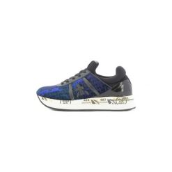 Buty Premiata LIZ. Niebieskie trampki i tenisówki damskie Premiata, bez wzorów, bez zapięcia. Za 677,37 zł.