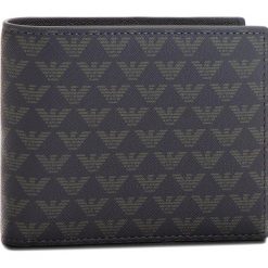 Duży Portfel Męski EMPORIO ARMANI - Y4R066 YG91J 80455 Blu Indigo. Niebieskie portfele męskie Emporio Armani, ze skóry. Za 519,00 zł.