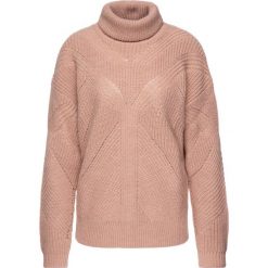 Golf Trussardi Jeans 56M00223. Różowe swetry damskie Trussardi Jeans, m, bez wzorów, z wiskozy, bez rękawów, bez kaptura. W wyprzedaży za 319,00 zł.