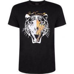 Just Cavalli T-shirt. T-shirty męskie Roberto Cavalli, z nadrukiem, z bawełny, z okrągłym kołnierzem. Za 289,00 zł.