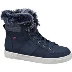 Trampki damskie Bench niebieskie. Niebieskie trampki i tenisówki damskie Bench, bez wzorów, z materiału, bez zapięcia. Za 159,90 zł.