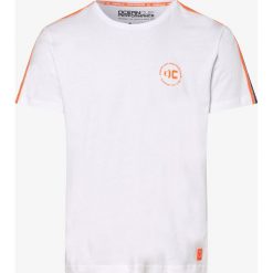 Ocean Cup - T-shirt męski, biały. Białe t-shirty męskie Ocean Cup, m, bez wzorów, z kontrastowym kołnierzykiem. Za 79,95 zł.