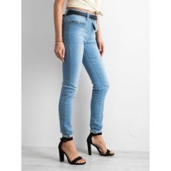 Spodnie jegginsy damskie jeansowe jeansy ze wzorem. Jeansy damskie Merg Selection, m, bez wzorów, z bawełny. Za 69,00 zł.