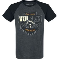 Volbeat Cross T-Shirt odcienie szarego/czarny. Szare koszulki męskie marki Volbeat, l, bez wzorów, rockowe, z okrągłym kołnierzem. Za 99,90 zł.