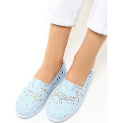 Trampki damskie slip on: Jasnoniebieskie Tenisówki Darshan