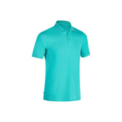 Koszulka polo do golfa 900 męska. Niebieskie koszulki polo INESIS, m, z elastanu. W wyprzedaży za 59,99 zł.