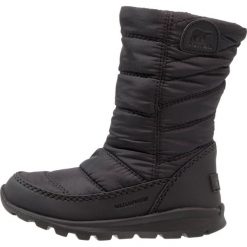 Sorel WHITNEY MID Śniegowce black. Czarne buty zimowe damskie Sorel, z materiału. W wyprzedaży za 175,45 zł.