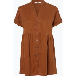 ONLY - Sukienka damska – Onlfchilli, brązowy. Pomarańczowe sukienki damskie ONLY, bez wzorów, bez kołnierzyka, z krótkim rękawem, krótkie, mini. Za 159,95 zł.