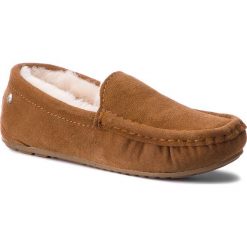 Kapcie EMU AUSTRALIA - Talia Pl W11089 Chestnut. Pomarańczowe klapki damskie EMU Australia, bez wzorów, ze skóry, bez obcasa. W wyprzedaży za 279,00 zł.