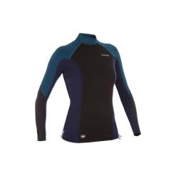 TOP UV długi rękaw surfing z neoprenu/polaru damski. Czarne topy damskie OLAIAN, m, bez wzorów, z elastanu, z długim rękawem. Za 79,99 zł.