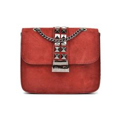 Torebki klasyczne damskie: Skórzana torebka w kolorze czerwonym – (S)18 x (W)16 x (G)7 cm