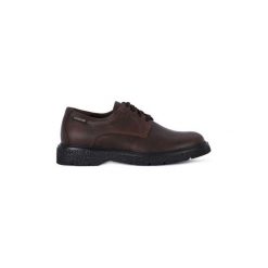 Derby Mephisto NEVADA DARK BROWN. Pomarańczowe półbuty męskie Mephisto, bez wzorów, bez zapięcia. Za 643,71 zł.