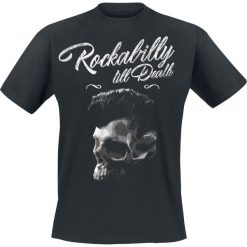 T-shirty męskie: Rockabilly Till Death T-Shirt czarny
