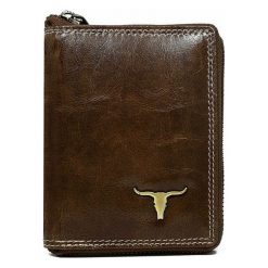 Portfel męski skórzany buffalo wild rm-01z-baw 2. Pomarańczowe portfele męskie BUFFALO WILD, bez wzorów, ze skóry. Za 59,90 zł.