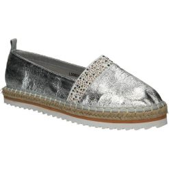 Espadryle Casu L55601. Szare espadryle damskie Casu, bez wzorów, bez obcasa. Za 29,99 zł.