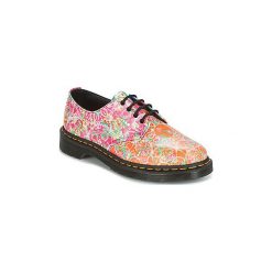 Derby Dr Martens SMITHS DAZE. Różowe półbuty damskie Dr. Martens, bez wzorów, bez obcasa, bez zapięcia. Za 583,20 zł.