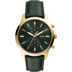 Fossil - Zegarek. Zielone zegarki męskie Fossil, ze stali. W wyprzedaży za 599,90 zł.