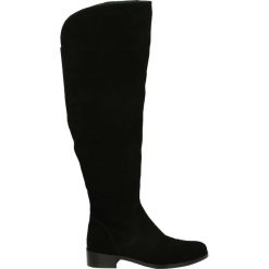 Kozaki - ESTERA1601 BL. Czarne buty zimowe damskie marki Venezia, ze skóry. Za 319,00 zł.
