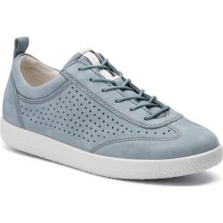 Sneakersy ECCO - Soft 1 Ladies 40053302287 Trooper. Niebieskie półbuty damskie ecco, ze skóry. W wyprzedaży za 399,00 zł.