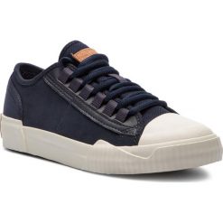 Trampki G-STAR RAW - Rackam Scuba Wmn D10166-8390-6486 Dk Saru Blue. Niebieskie półbuty damskie marki G-Star RAW, bez wzorów, z gumy, bez zapięcia. W wyprzedaży za 309,00 zł.