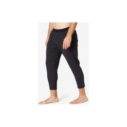Spodnie dresowe 7/8 Gym & Pilates 560 męskie. Niebieskie spodnie męskie NYAMBA, m, bez wzorów, z elastanu. Za 109,99 zł.