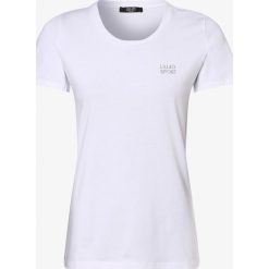 Liu Jo Collection - T-shirt damski, biały. Białe t-shirty damskie Liu Jo Collection, m, z napisami, klasyczne, z klasycznym kołnierzykiem. Za 179,95 zł.