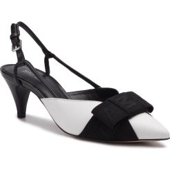 Sandały MICHAEL MICHAEL KORS - Ames Closed Toe 40T9AMMP1L Optic White. Czarne klapki damskie MICHAEL Michael Kors, bez wzorów, ze skóry, bez obcasa, na obcasie. Za 579,00 zł.