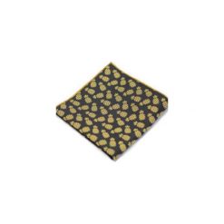 Poszetka Pineapple. Szare poszetki męskie Edyta kleist, bez wzorów, z bawełny, eleganckie. Za 49,00 zł.