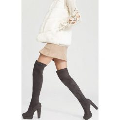 Szare Kozaki Last Dance. Szare buty zimowe damskie marki vices, na wysokim obcasie. Za 169,99 zł.