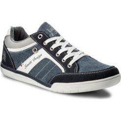 Sneakersy LANETTI - MP40-7698J Granatowy. Niebieskie sneakersy męskie Lanetti, bez zapięcia. W wyprzedaży za 59,98 zł.