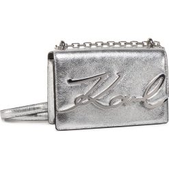 Torebka KARL LAGERFELD - 201W3104 Silver 290. Szare torebki klasyczne damskie KARL LAGERFELD, bez wzorów, ze skóry, wizytowe, bez dodatków. Za 1479,00 zł.