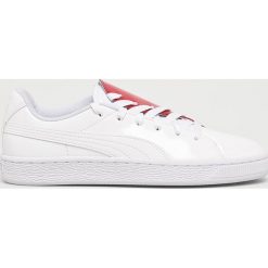Puma - Buty Basket Crush. Białe buty sportowe damskie Puma, bez wzorów, ze skóry, sportowe. W wyprzedaży za 259,90 zł.