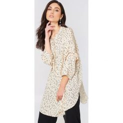 Bluzki, topy, tuniki: Saint Tropez Tunika z falbanką – Multicolor,Offwhite