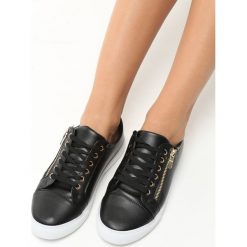 Trampki damskie slip on: Czarne Trampki Avannaha