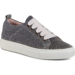 Tenisówki MANEBI - Flat Snk W F 4.0 Si Dark Silver. Szare półbuty damskie Manebi, bez wzorów, z materiału, bez obcasa, bez zapięcia. Za 699,00 zł.