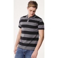 Ciemnoszara Koszulka American City. Szare koszulki męskie Born2be, xl, bez wzorów, polo, bez rękawów. Za 49,99 zł.