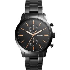 Zegarek FOSSIL - Townsman FS5379 Black/Black. Czarne zegarki damskie marki Fossil. Za 649,00 zł.